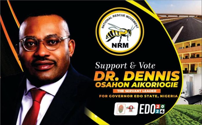 Dr. Dennis Osahon Aikoriogie Vows to Improve Infrastructural Development in Edo State