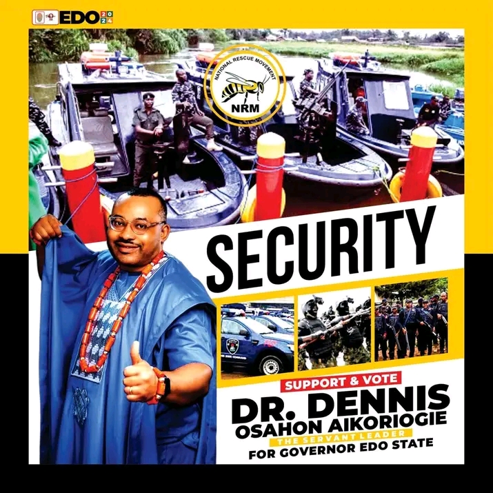 Dr. Dennis Osahon Aikoriogie Pledges Security Revolution Through Digitalization in Edo State