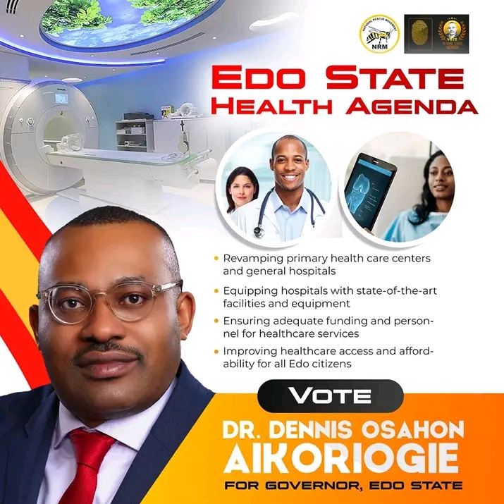 Dr.Dennis Osahon Aikoriogie plans to Revolutionizes Healthcare in Edo State with World-Class Teaching Hospital in Benin City